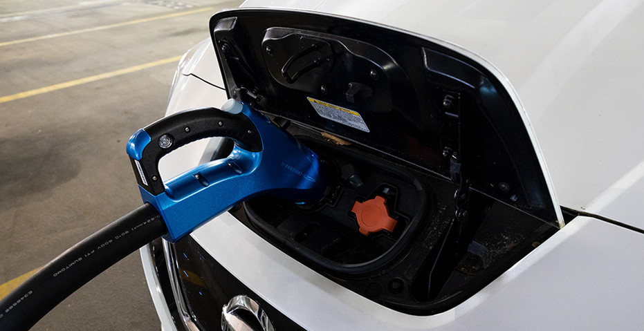 Electric vehicle charging.