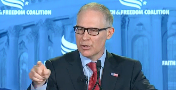POLITICO Pro | Article | Trump on Pruitt: 'We'll see what happens'